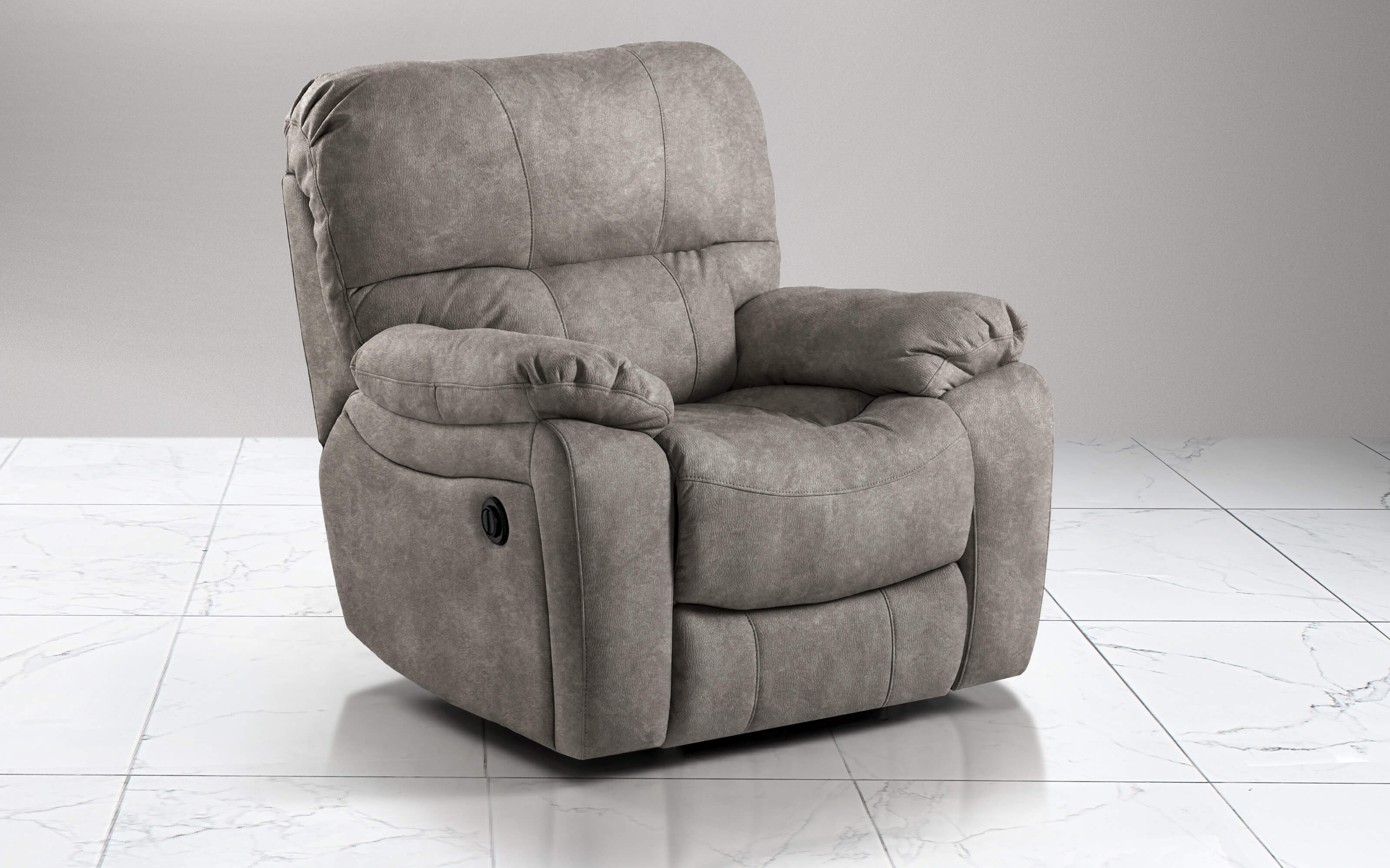 Seychelles: Sillón reclinable eléctrico., Similpiel elephant