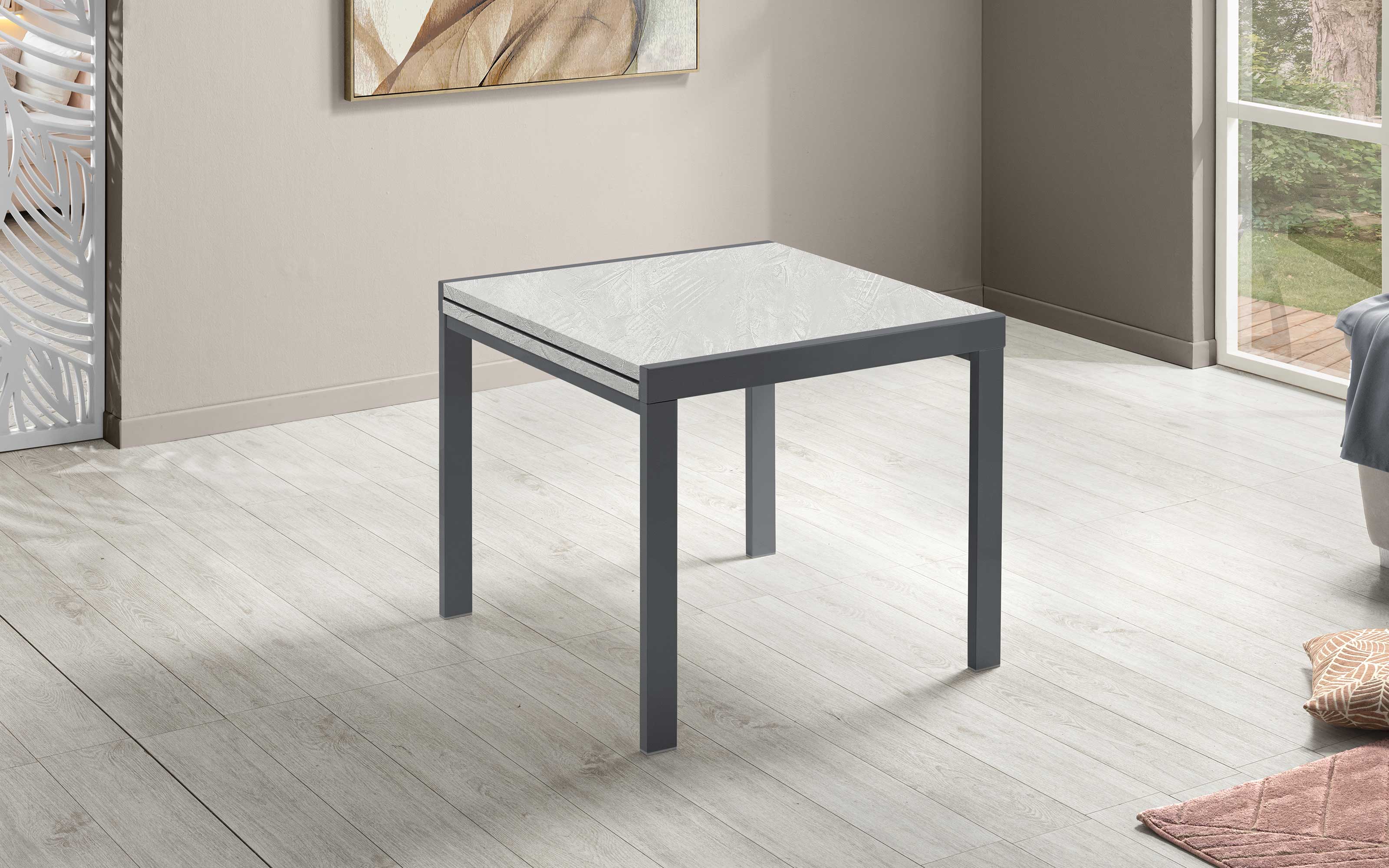 Mesa De Exterior Mercurio Extensible - De Abeto Tratado, Desde 40 Cm Hasta 300 Cm, Ideal Para Jardín O Terraza
